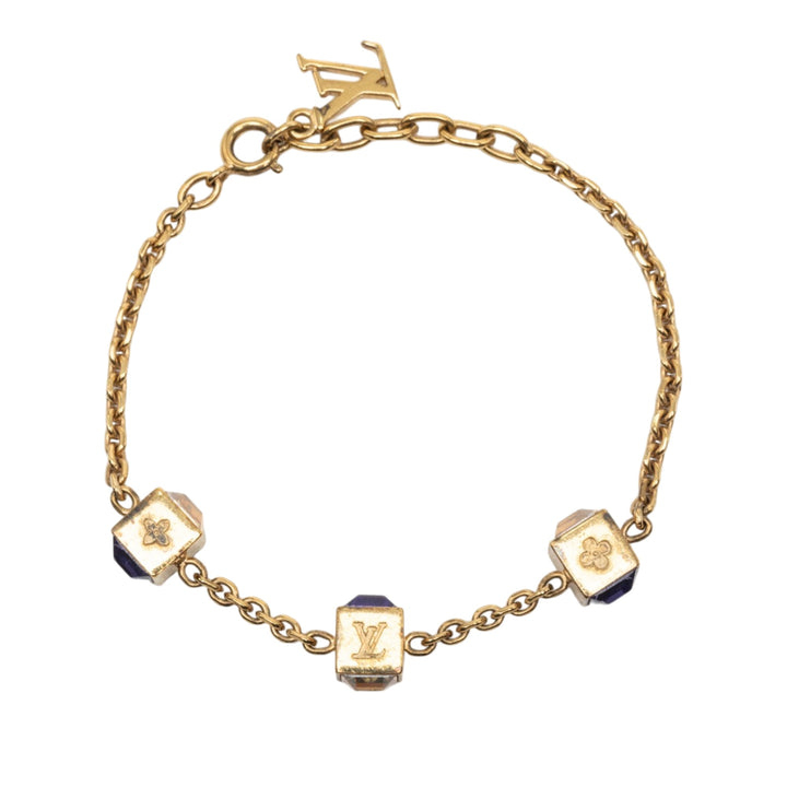 Louis Vuitton plaqué Strass Gamble Bracelet