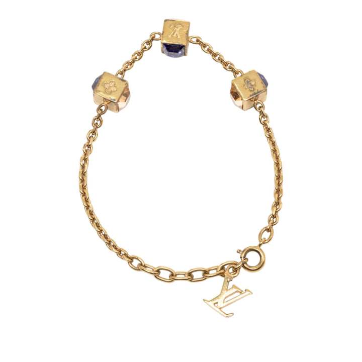 Louis Vuitton plaqué Strass Gamble Bracelet