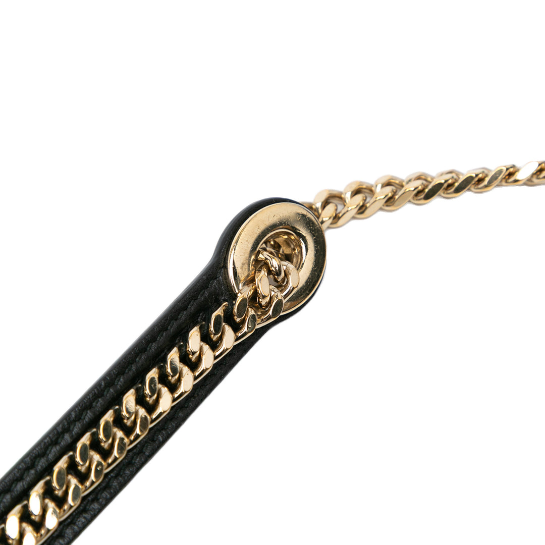 Mini Calfskin Embellished Lady Dior Black - Gaby Paris