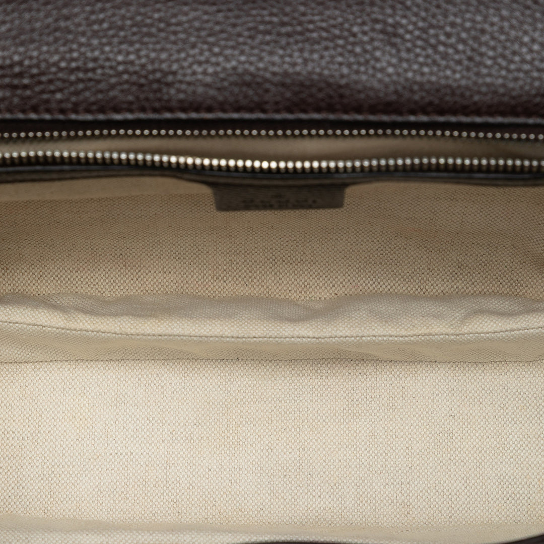 Gucci Medium GG Toile New Bamboo sac à anse supérieure