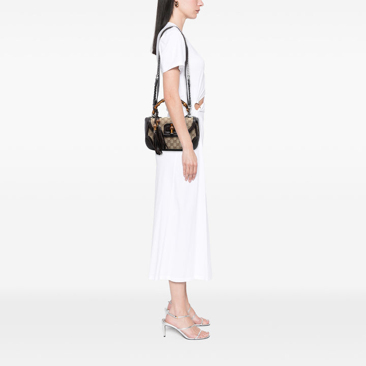 Gucci Medium GG Toile New Bamboo sac à anse supérieure