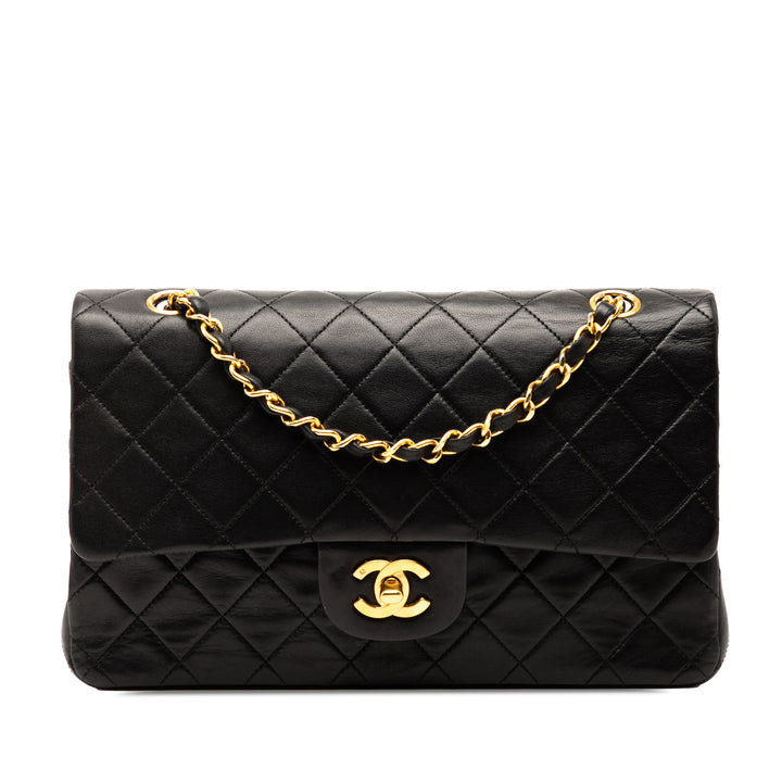 Chanel Medium Classic Cuir d’agneau Double rabat