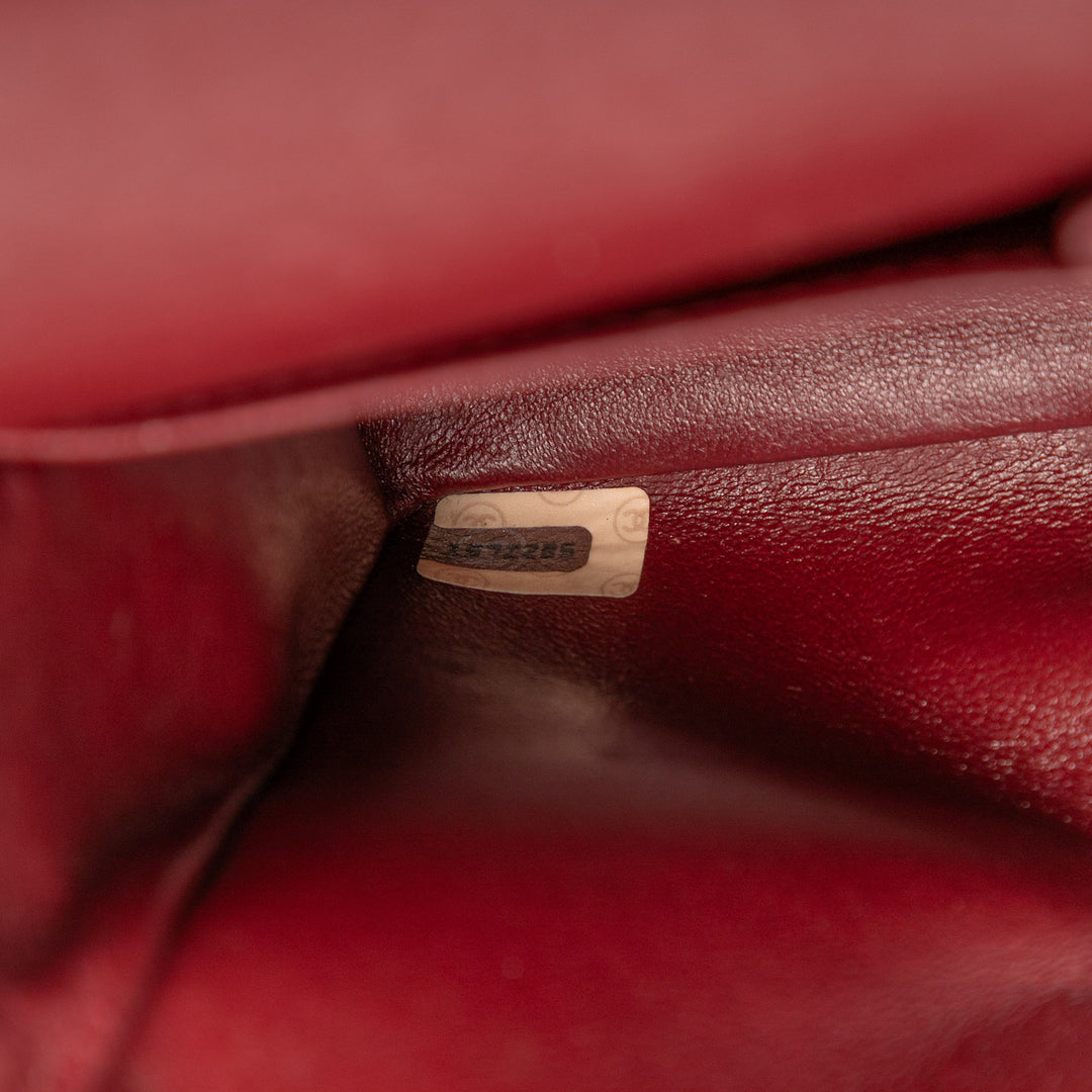 Chanel Medium Classic Cuir d’agneau Double rabat