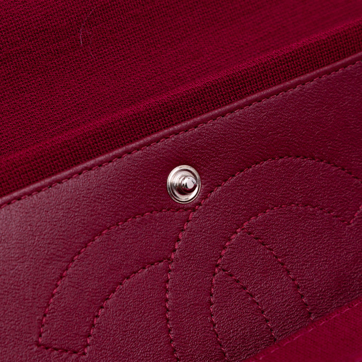 Reissue 2.55 Quilted Jersey Double Flap 226 Red - Gaby Paris