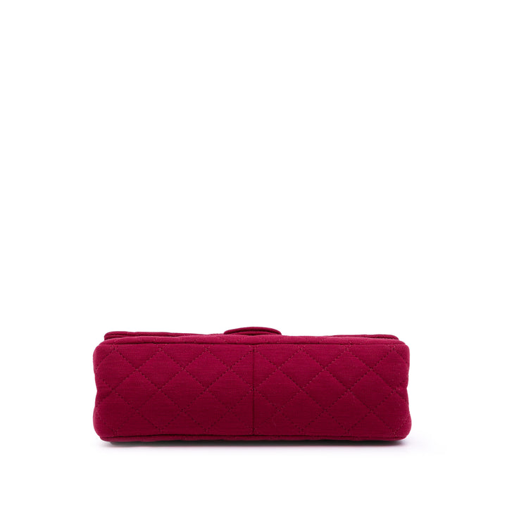 Reissue 2.55 Quilted Jersey Double Flap 226 Red - Gaby Paris