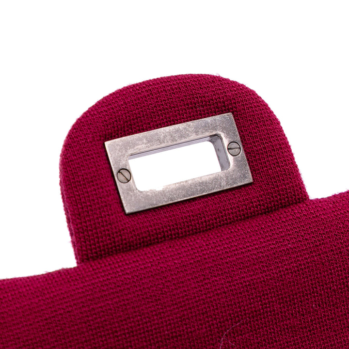 Reissue 2.55 Quilted Jersey Double Flap 226 Red - Gaby Paris