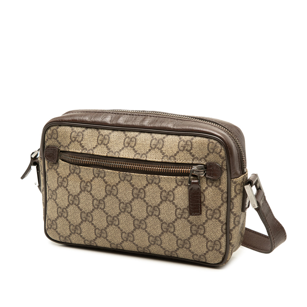 Gucci Sac bandoulière Web GG Supreme Marron – vue 2 – GABY PARIS