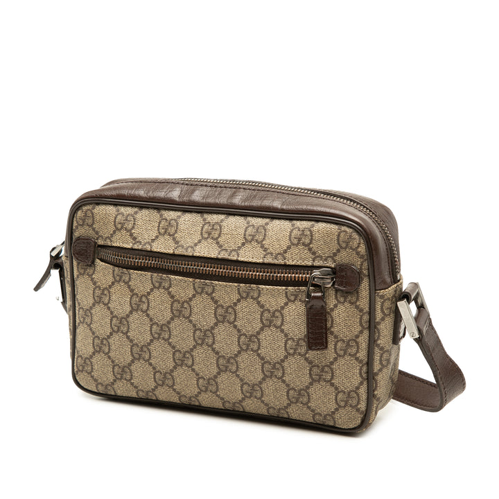 Gucci Sac bandoulière Web GG Supreme Marron – vue 2 – GABY PARIS