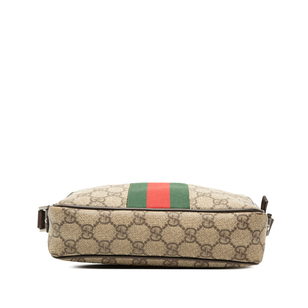 Gucci Sac bandoulière Web GG Supreme Marron – vue 3 – GABY PARIS