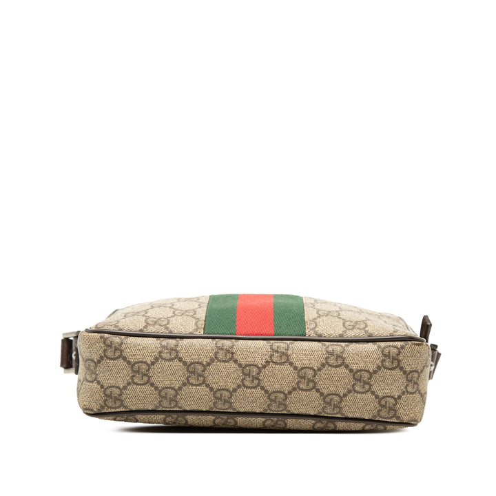 Gucci Sac bandoulière Web GG Supreme Marron – vue 3 – GABY PARIS