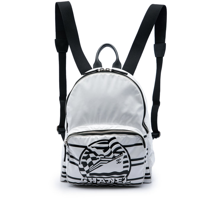 Chanel Vinyl La Pausa Bay Sac à dos Plastique