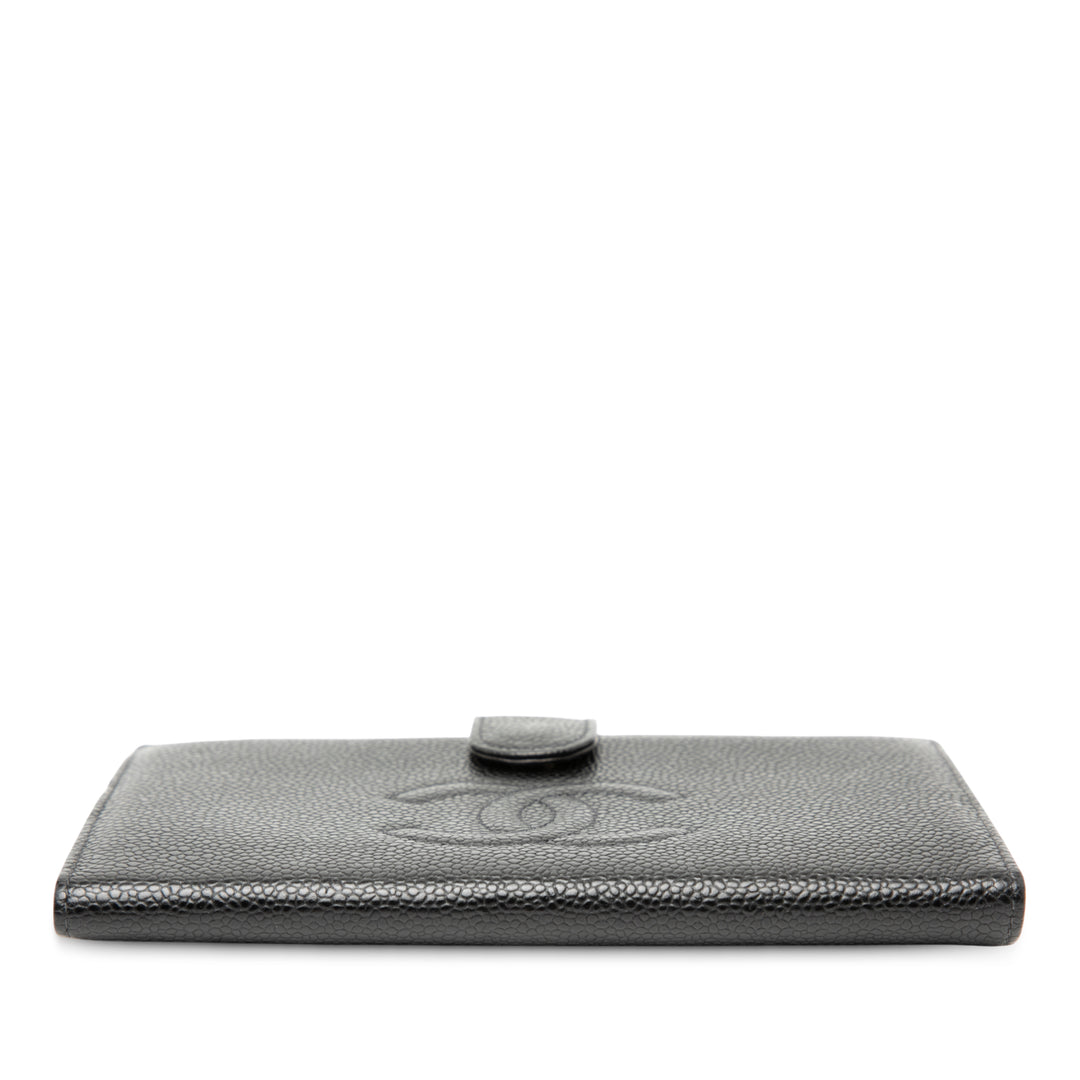 Chanel CC Caviar Bifold French Portefeuille long