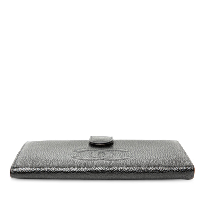 Chanel CC Caviar Bifold French Portefeuille long