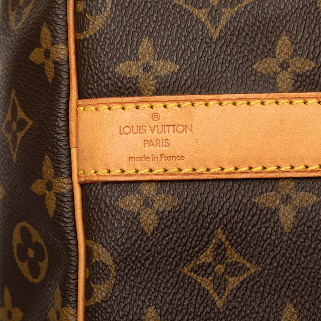 Louis Vuitton Keepall Bandouliere 60 Monogram Marron – vue 5 – GABY PARIS