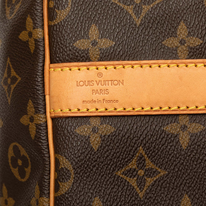 Louis Vuitton Keepall Bandouliere 60 Monogram Marron – vue 5 – GABY PARIS