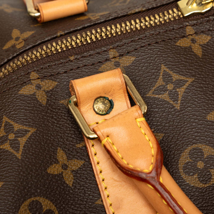 Louis Vuitton Keepall Bandouliere 60 Monogram Marron – vue 6 – GABY PARIS