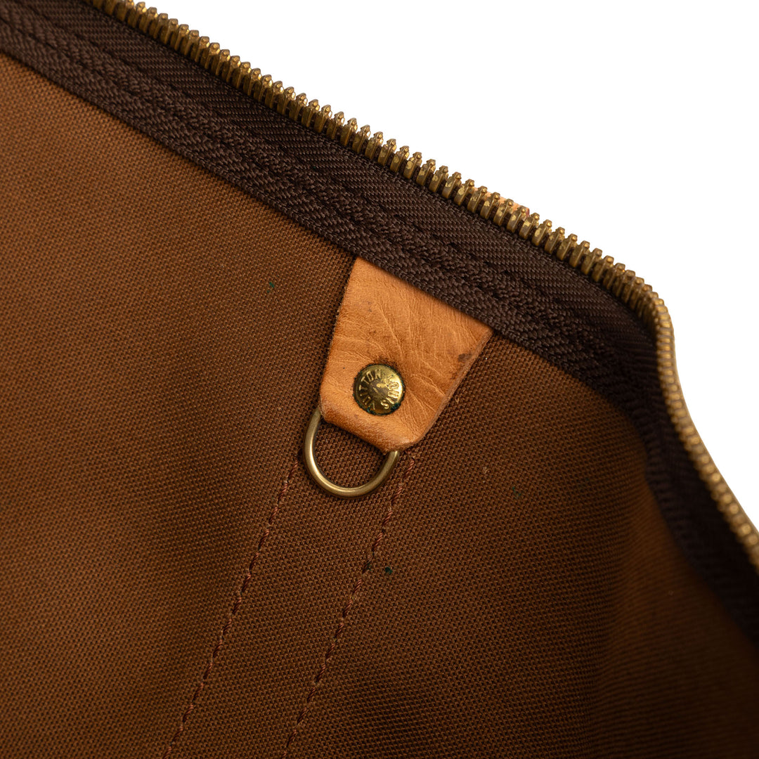 Louis Vuitton Keepall Bandouliere 60 Monogram Marron – vue 9 – GABY PARIS