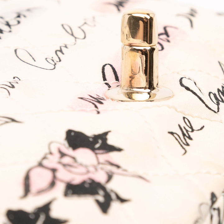 Chanel Small Quilted Nylon Printed Rue Cambon Flap Blanc – GABY PARIS Authentique