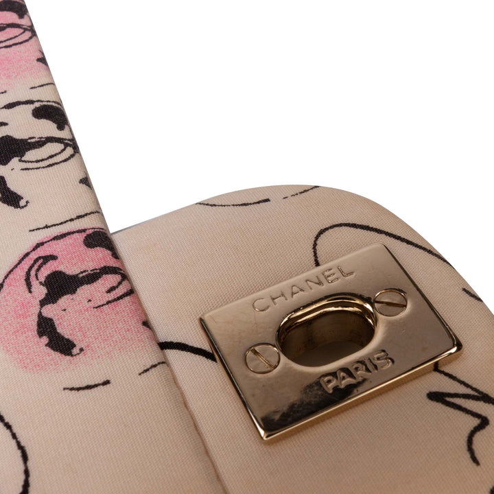 Chanel Small Quilted Nylon Printed Rue Cambon Flap Blanc – GABY PARIS Authentique