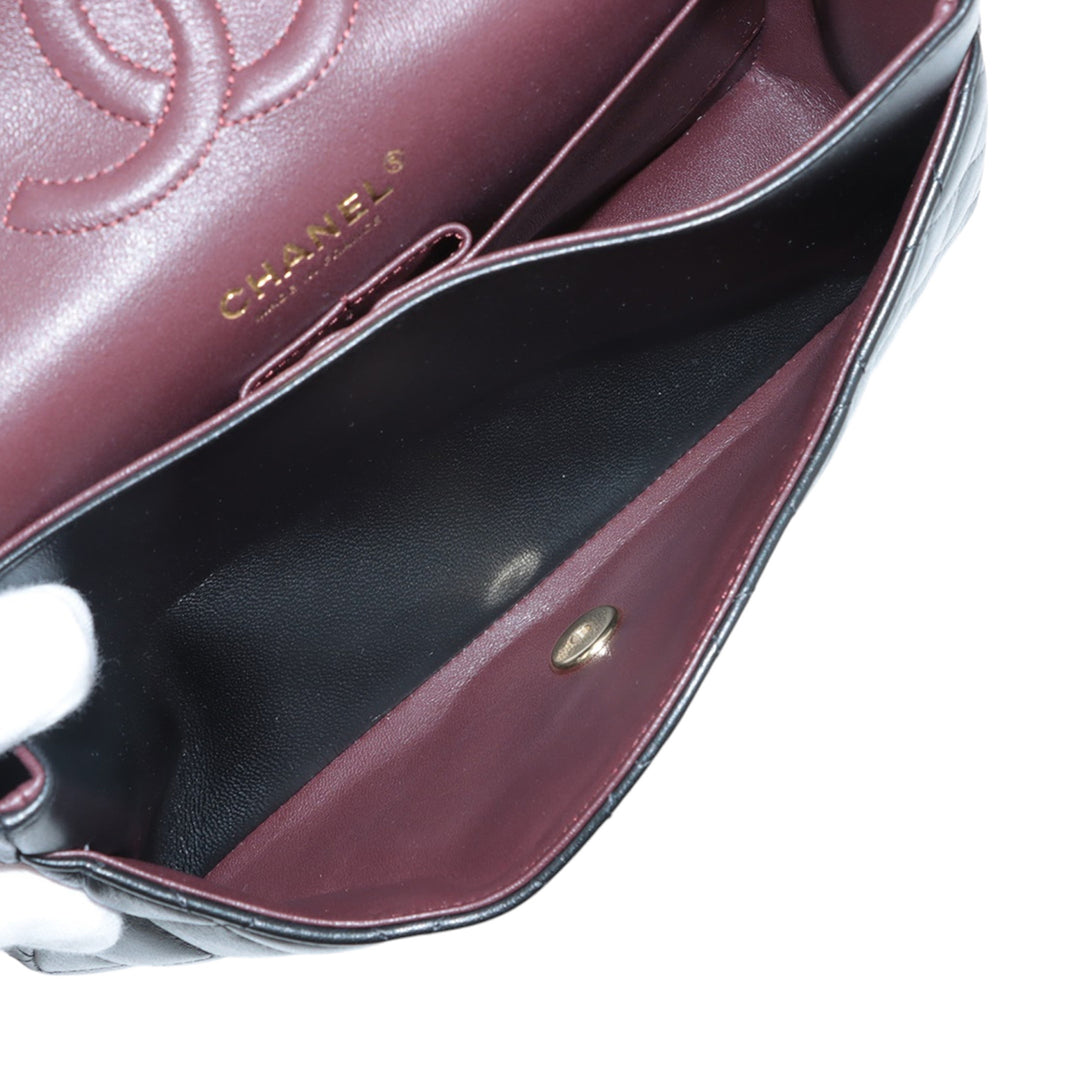 Chanel Medium Classic Cuir d’agneau Double rabat