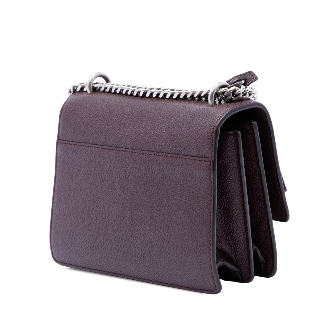Saint Laurent grainé Sunset Sac Petit Cuir de veau grainé Violet – vue 2 – GABY PARIS