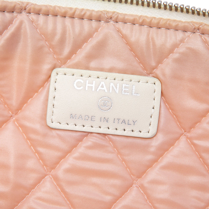 Chanel Large Matelassé Printed Toile Coco Cuba Libre O Étui Pochette