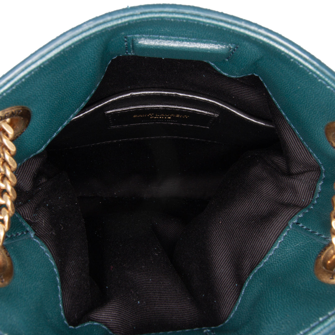 Small Suede Grace Fringe Hobo Blue - Gaby Paris