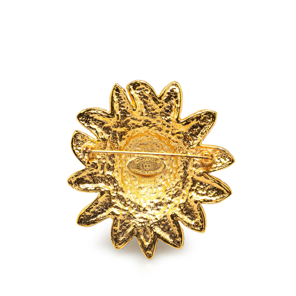 Chanel Gold Plated Lion Brooch Gold - GABY PARIS