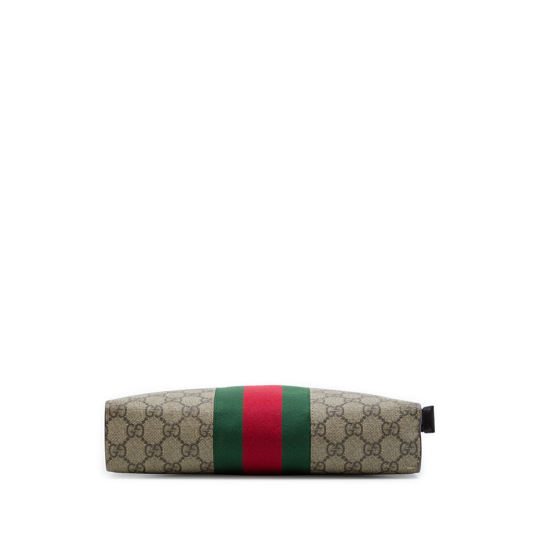 Gucci Pochette Web GG Supreme Beige – vue 3 – GABY PARIS