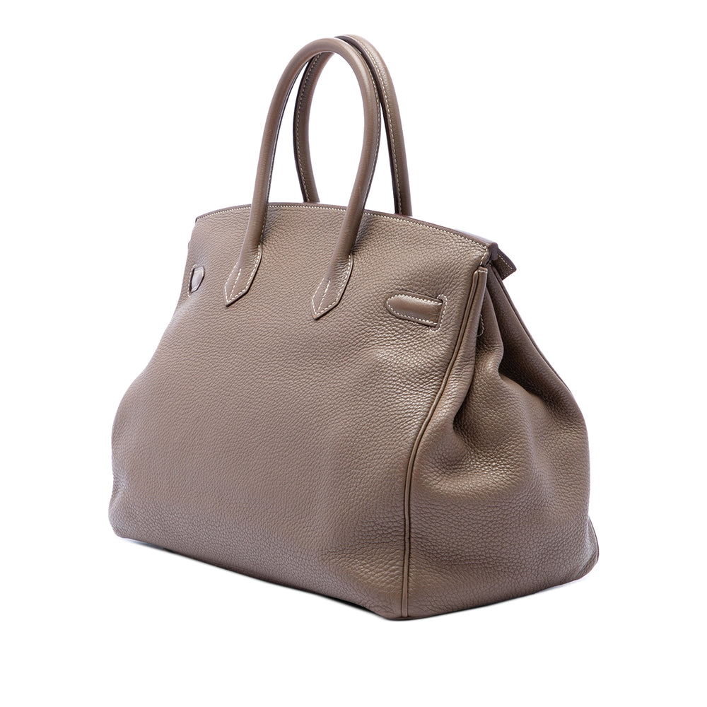 Hermès Sac à main Birkin Retourne 35 Togo Marron – vue 2 – GABY PARIS