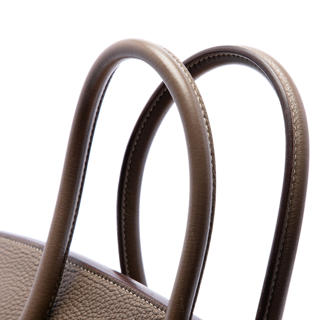 Hermès Sac à main Birkin Retourne 35 Togo Marron – vue 6 – GABY PARIS