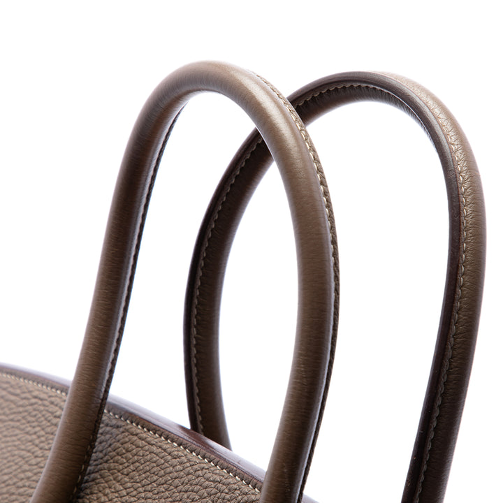Hermès Sac à main Birkin Retourne 35 Togo Marron – vue 6 – GABY PARIS
