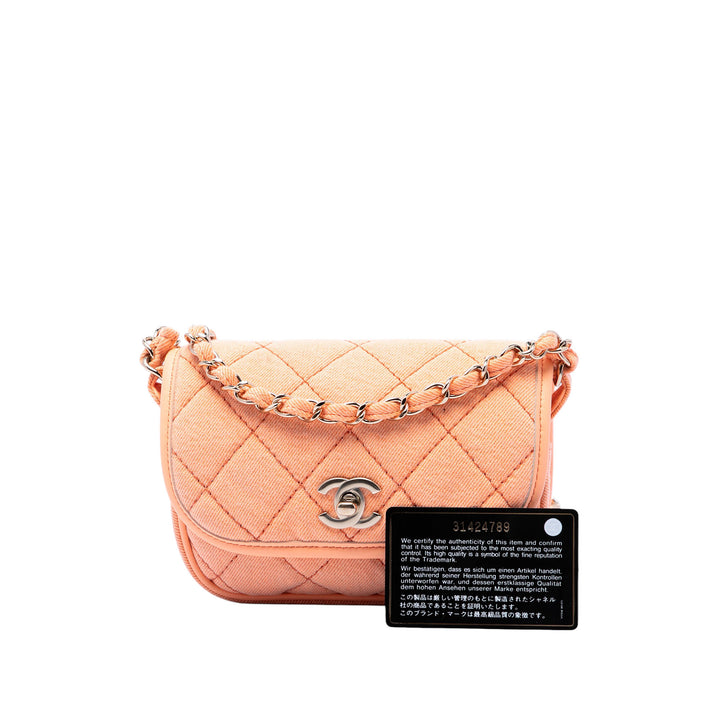 Chanel CC Matelassé Messenger à rabat Mini Jean