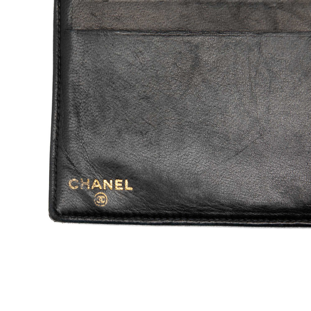 Chanel Portefeuille CC Deux volets French long Cuir caviar Noir – vue 6 – GABY PARIS
