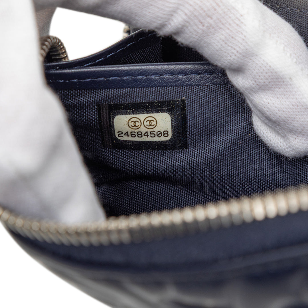 Chanel Camellia embossé Portefeuille long zippé