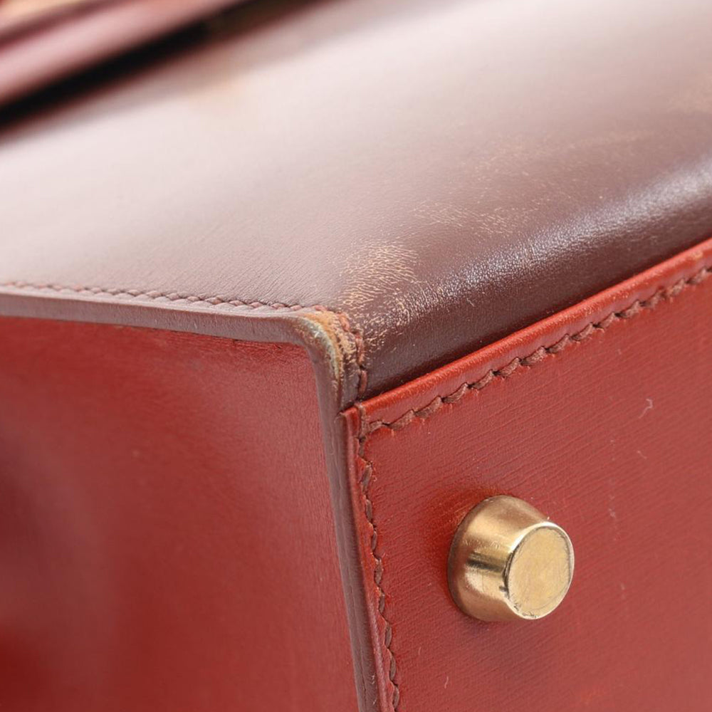 Tricolor Box Calf Kelly Sellier 32 Brown - Gaby Paris