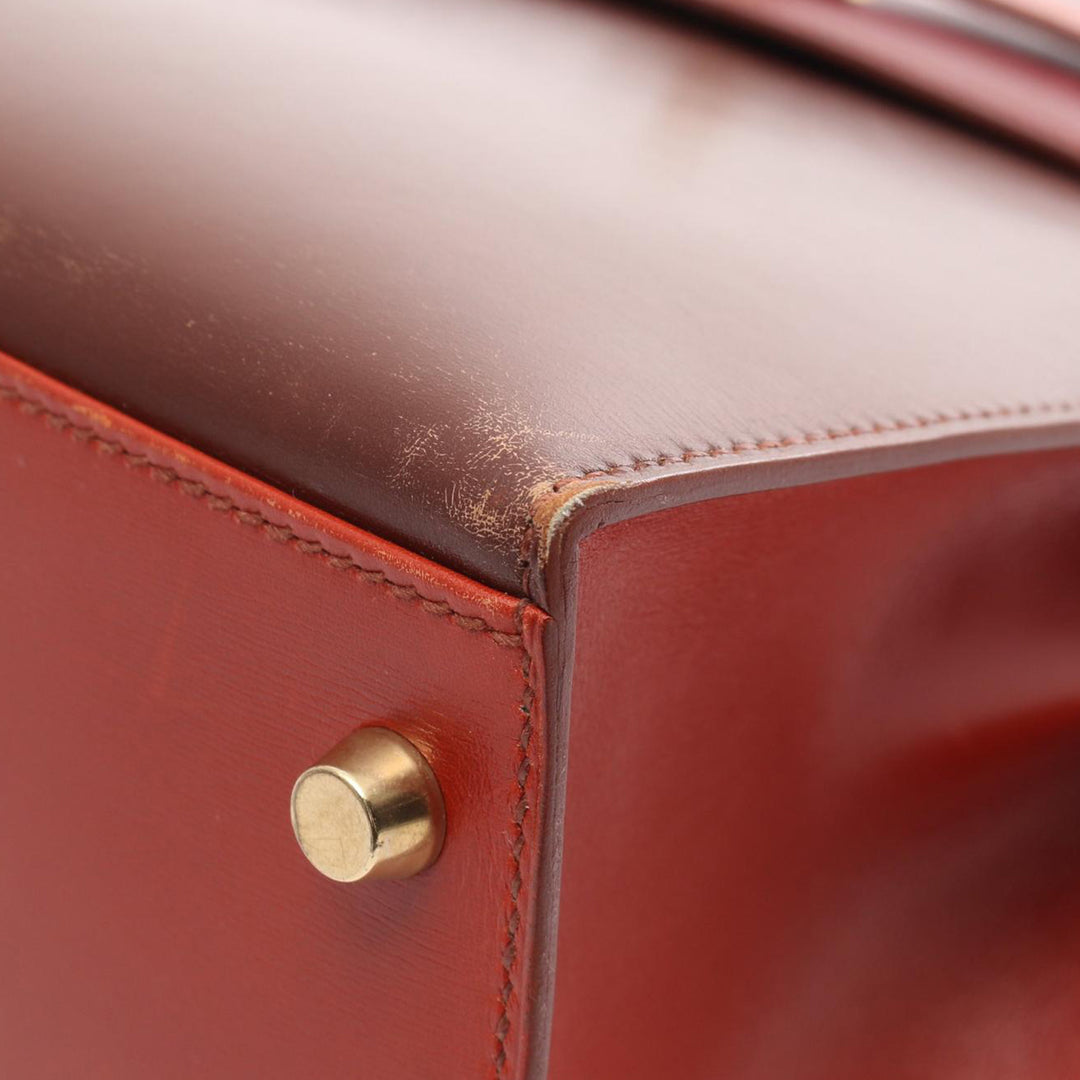 Tricolor Box Calf Kelly Sellier 32 Brown - Gaby Paris