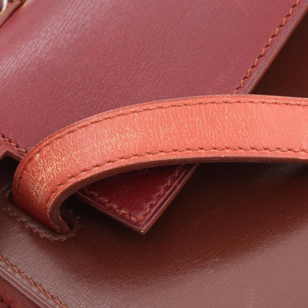 Tricolor Box Calf Kelly Sellier 32 Brown - Gaby Paris