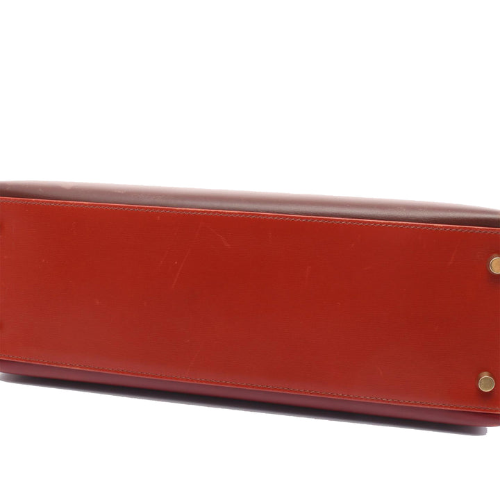 Tricolor Box Calf Kelly Sellier 32 Brown - Gaby Paris