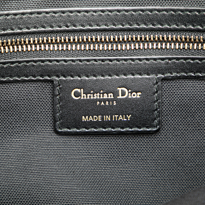 Leather D Bee Satchel Black - Gaby Paris