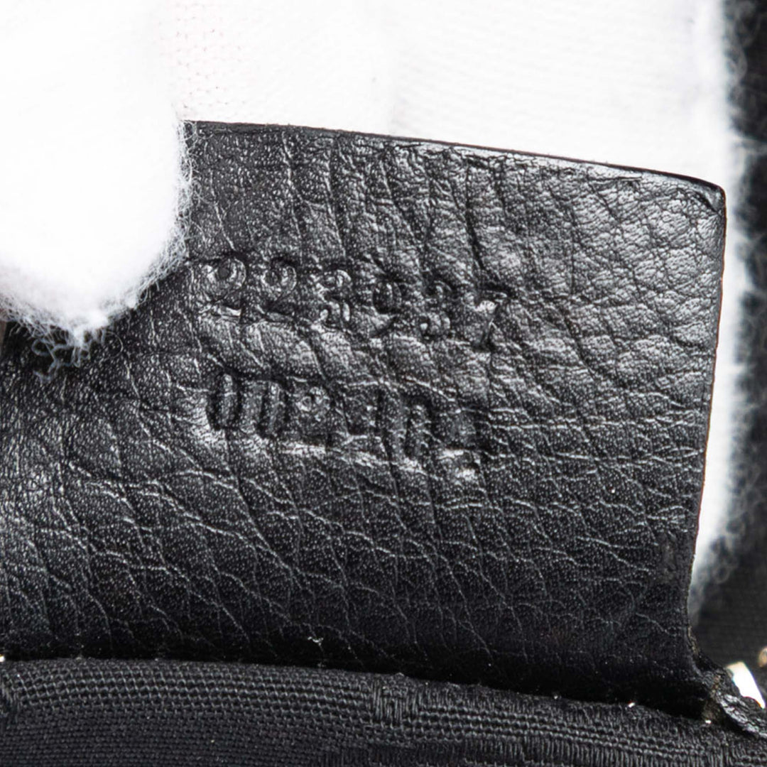 Gucci Diamante Toile Crest Boule Hobo