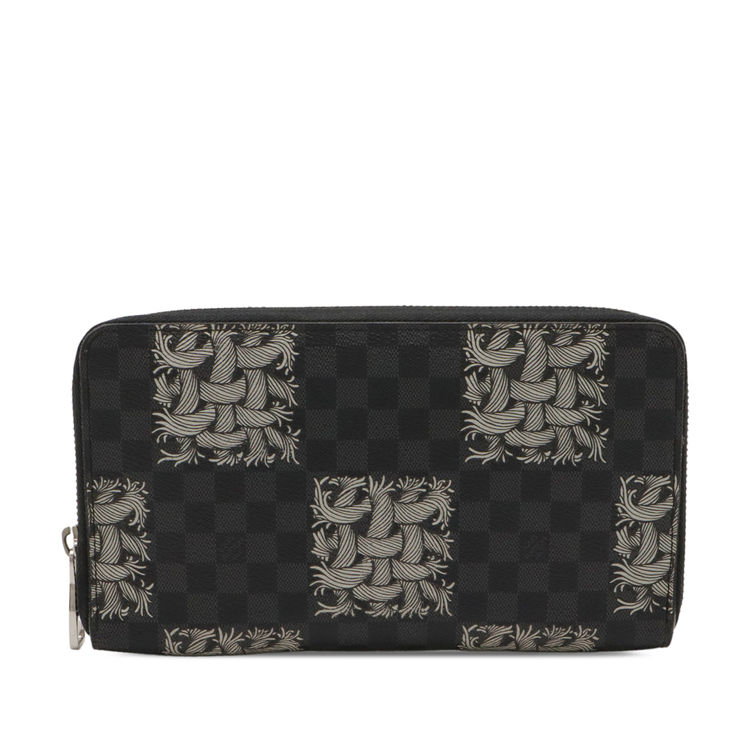 Louis Vuitton Christopher Nemeth Damier Graphite Zippy Portefeuille organisateur