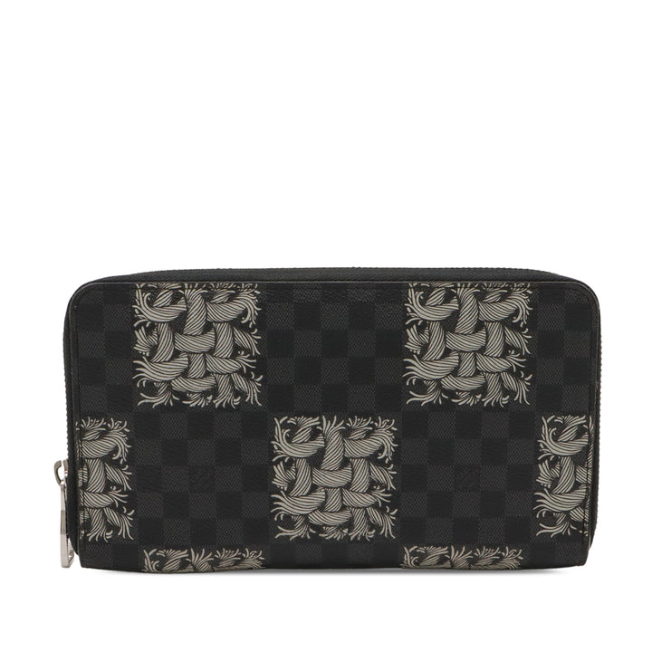 Louis Vuitton Christopher Nemeth Damier Graphite Zippy Portefeuille organisateur