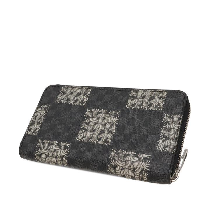 Louis Vuitton Christopher Nemeth Damier Graphite Zippy Portefeuille organisateur