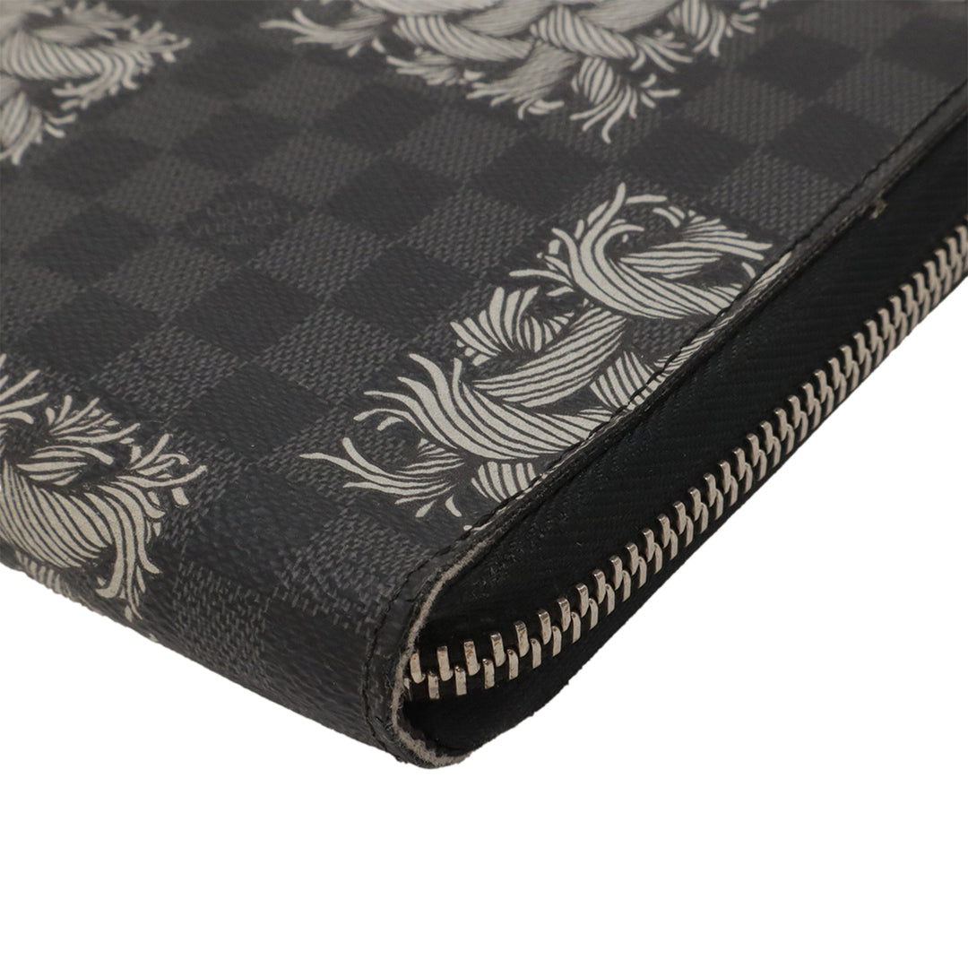 Louis Vuitton Christopher Nemeth Damier Graphite Zippy Portefeuille organisateur
