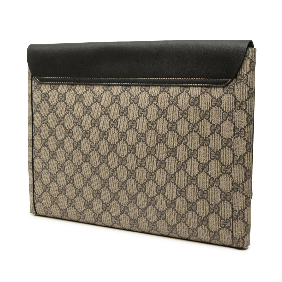Pochette Grand GG Supreme Beige