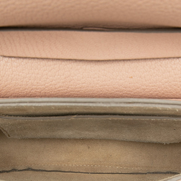 Chloé Mini Grained Cuir d’agneau Drew Sac porté croisé