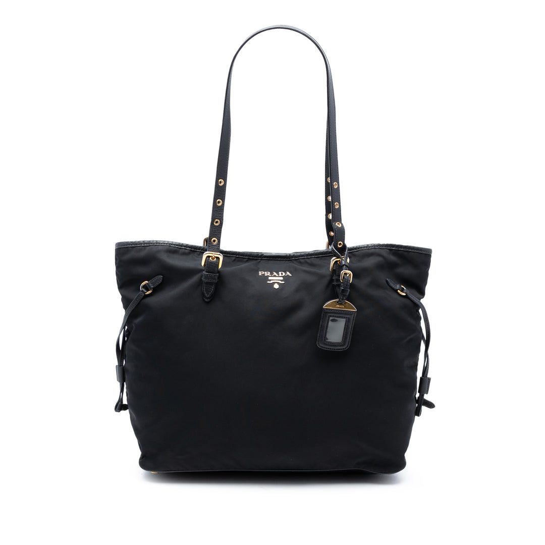 Prada Saffiano à finitions Tessuto Cabas