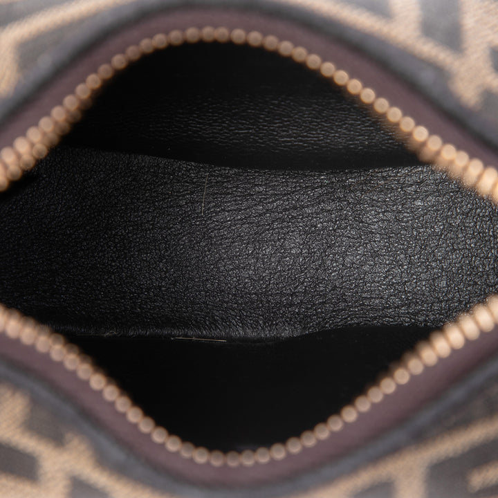 Fendi FF Jacquard Fendigraphy Hobo Nano Marron