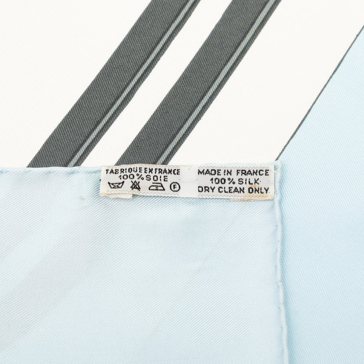 Hermès Brides de Gala Foulard 90 Bleu
